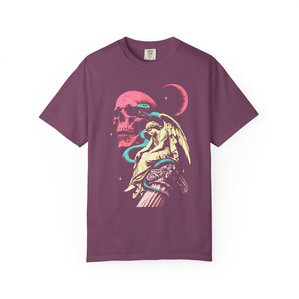 Skull Snake Angel Classic Tee | Retro Gothic | Vintage Gift