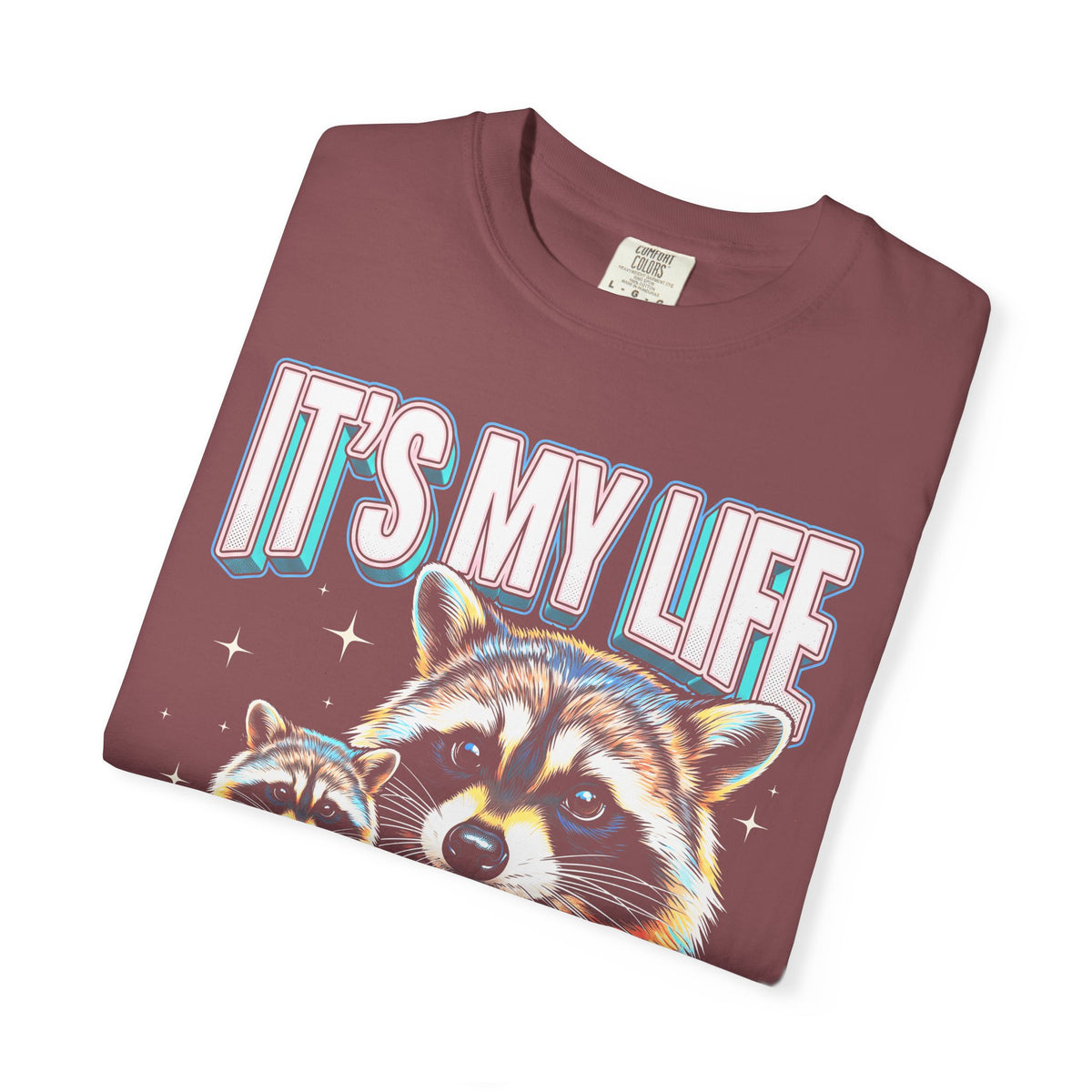 Its My Life Sabotage Myself Raccoon Classic Tee | 90s Retro