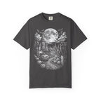 Halloween Haunted House Classic Tee | Spooky Black Cat Moon