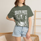 Gothic Skull Manga Detective Classic Tee | Dark Anime Gift