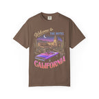 Hotel California Classic Tee | Retrowave Car | Vaporwave Art