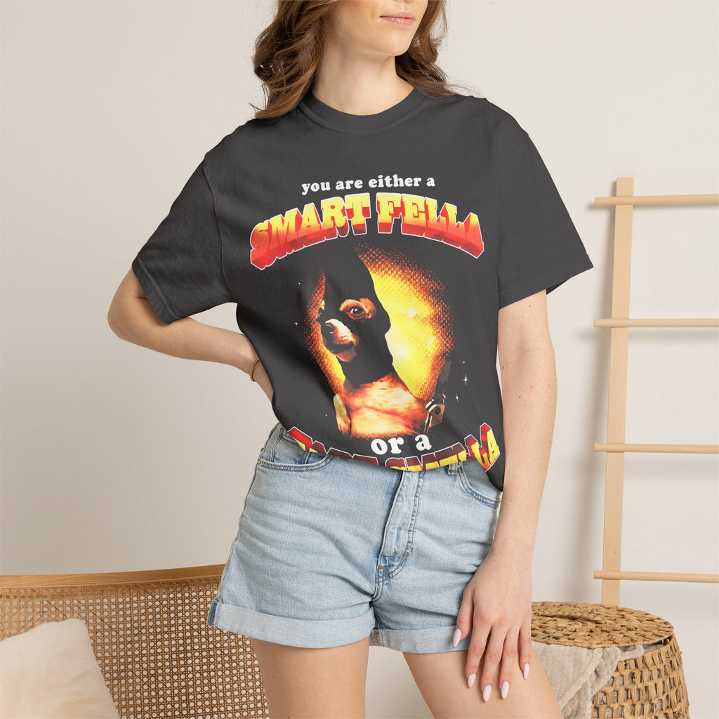 Smart Fella Or Fart Smella Classic Tee | Funny Meme Gift