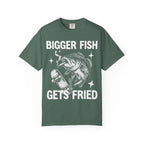 Bigger Fish Gets Fried Classic Tee | Funny Skater | Fish Meme