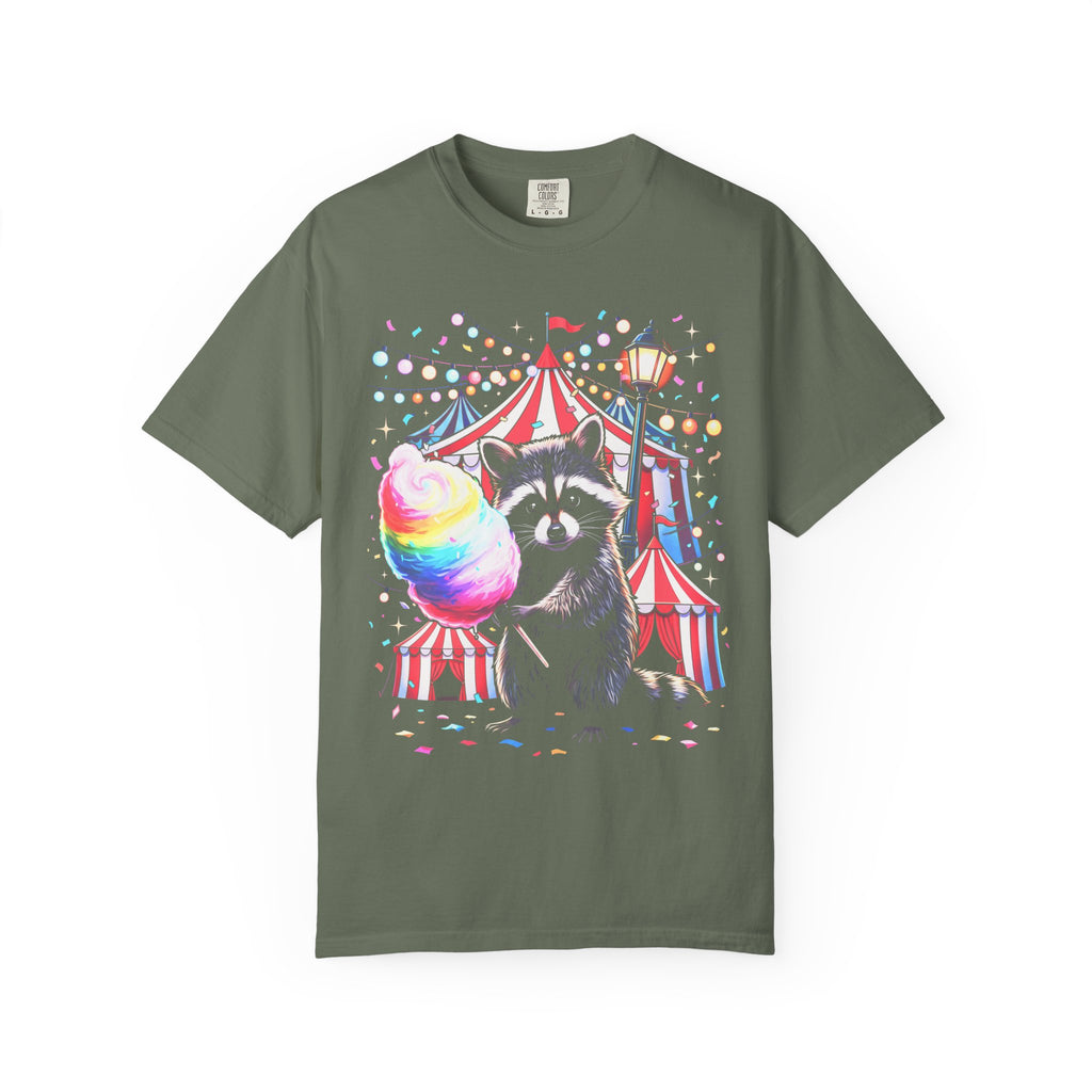 Circus Raccoon Classic Tee | Retro Carnival | Animal Gift