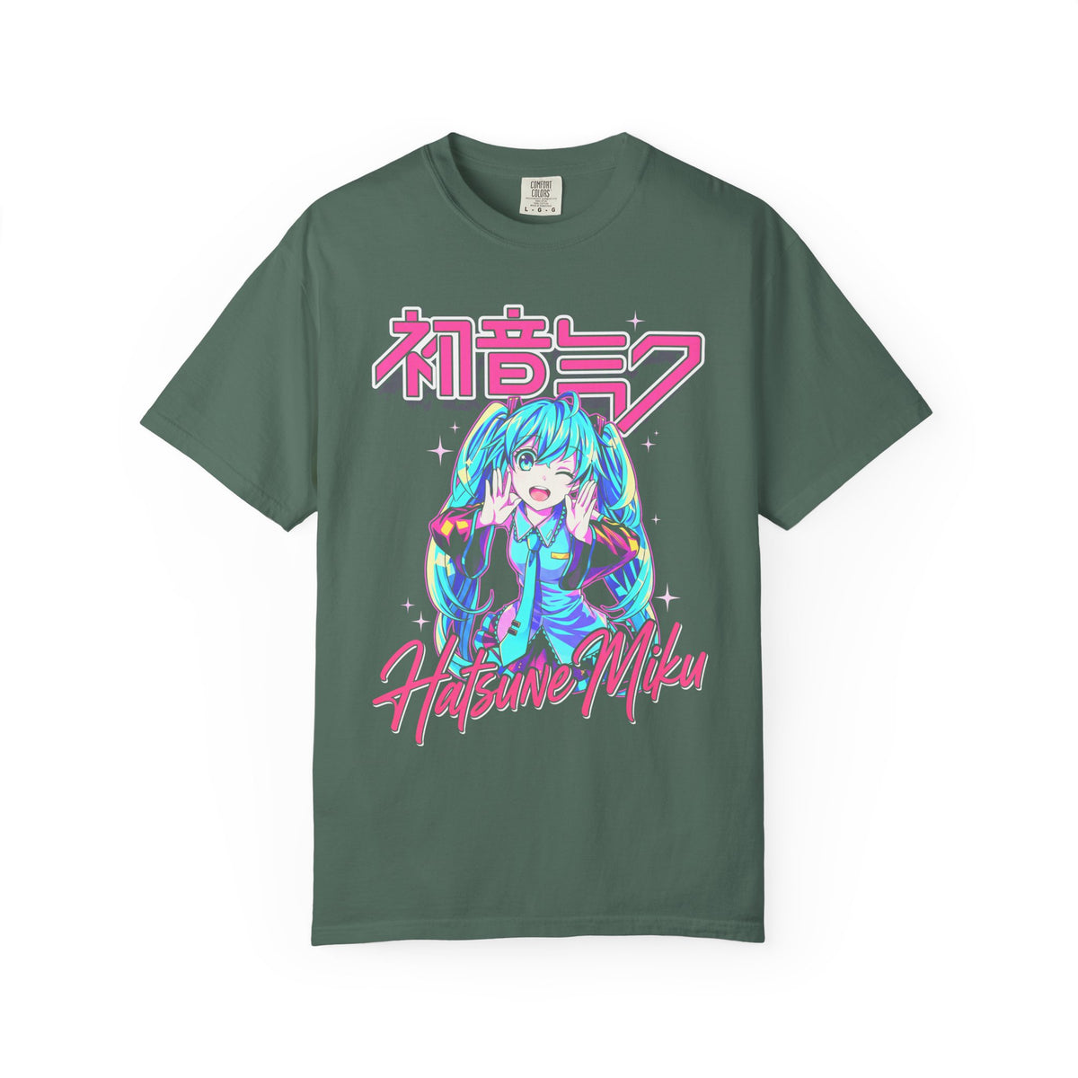 Teal Twin Tail Virtual Singer Classic Tee | Kawaii Anime Pop