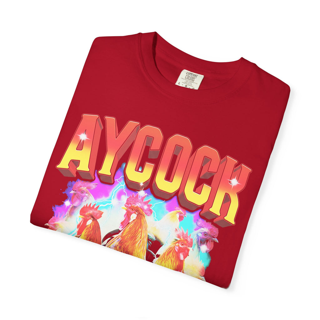 Aycock Vintage Rooster Classic Tee | 90s Chicken | Meme Gift