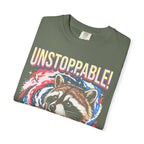Unstoppable Overthinking Raccoon Classic Tee | 90s Funny Gift
