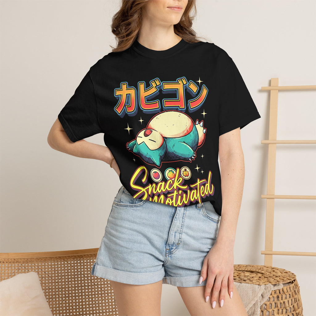 Snack Motivated Creature T-Shirt - Cute Funny Anime Graphic Tee