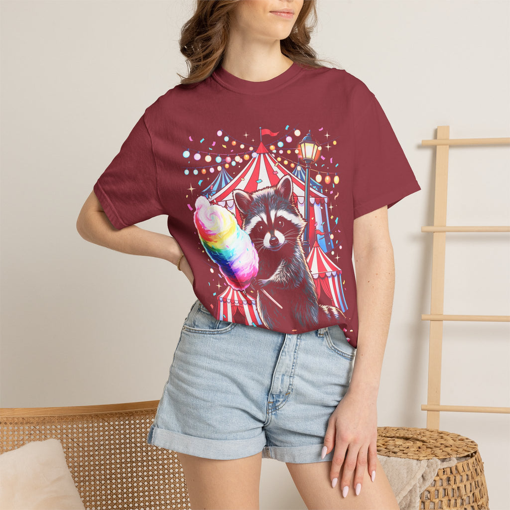 Circus Raccoon Classic Tee | Retro Carnival | Animal Gift