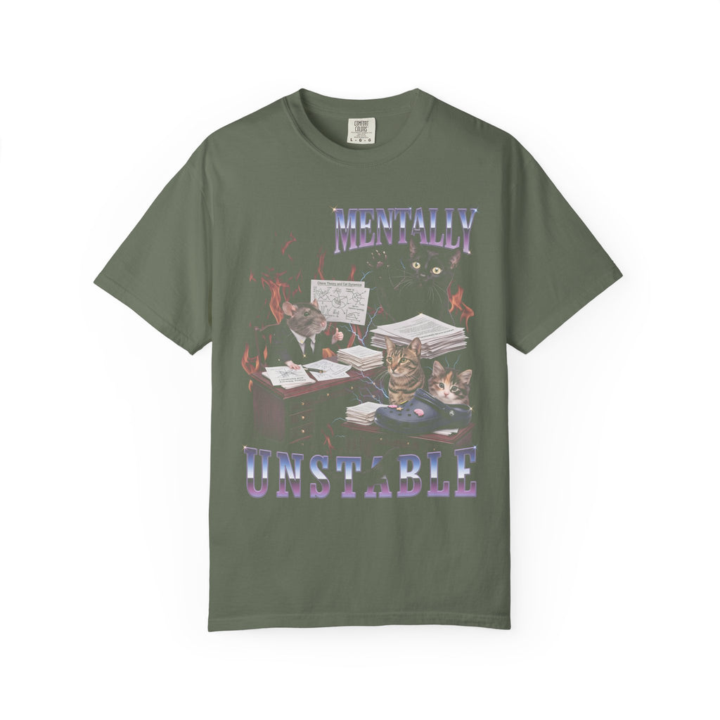 Mentally Unstable Business Rat Classic Tee | Chaos Cat | Absurdist