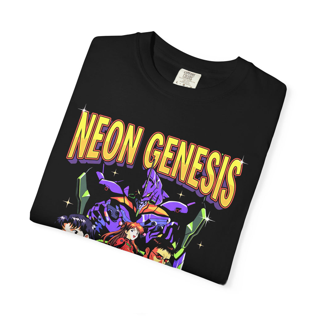 Retro Mecha Pilot Classic Tee | Neon Robot | Sci-Fi Anime Gift
