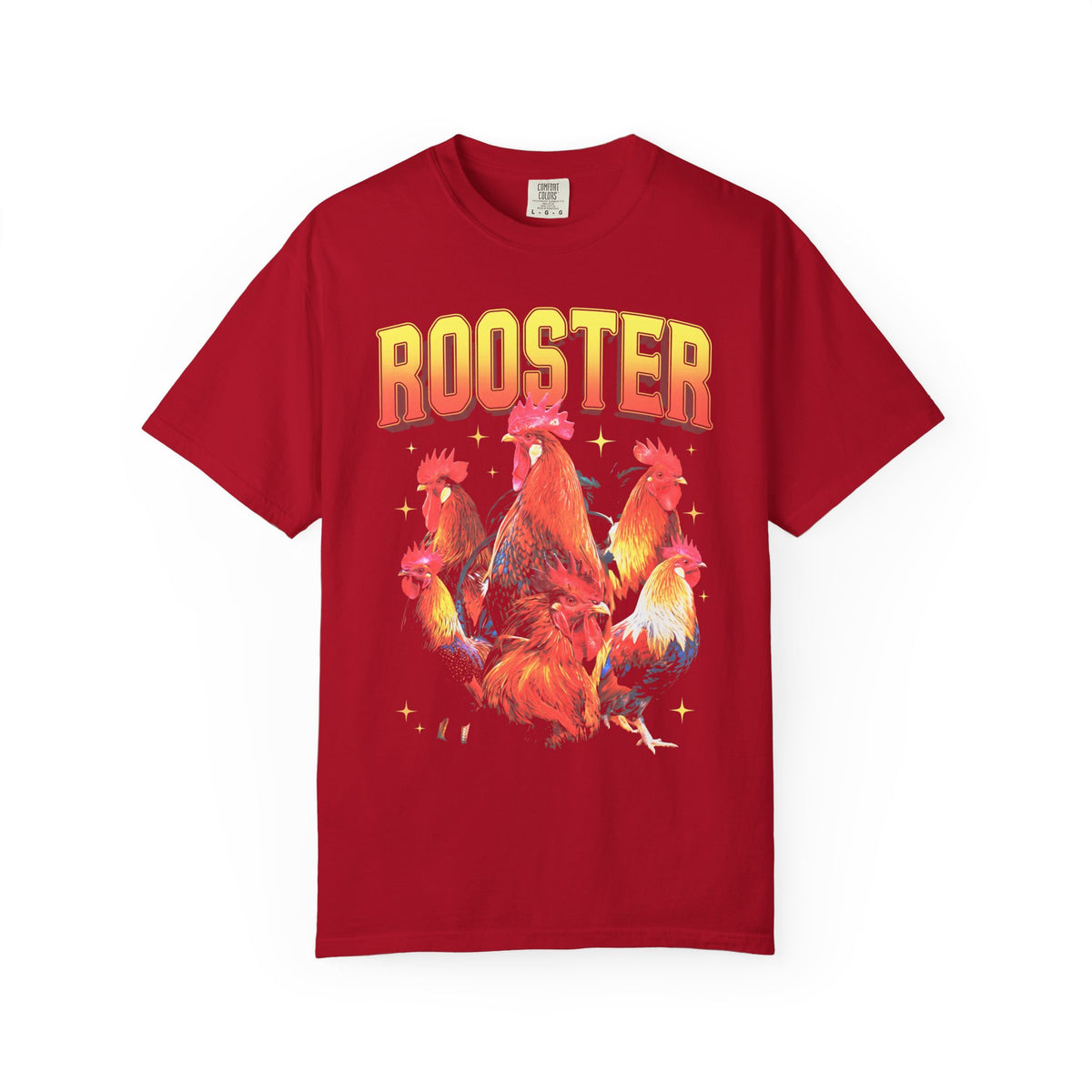 Vintage Rooster Classic Tee | 90s Graphic | Chicken Gift