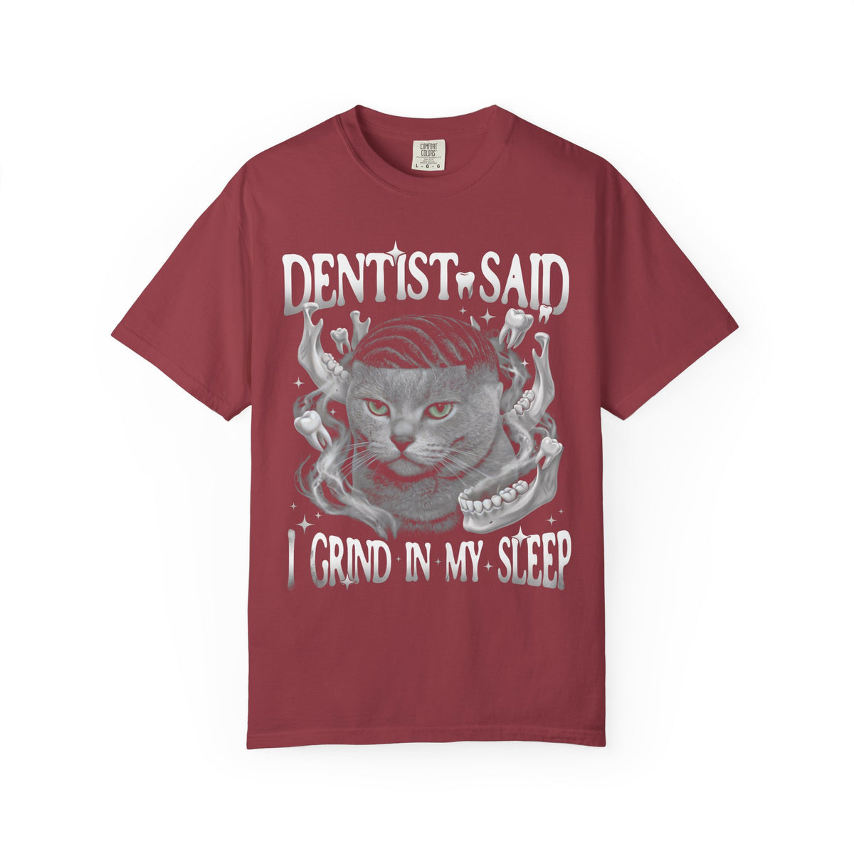 I Grind In My Sleep Cat Classic Tee | Dentist Meme | Funny Waves