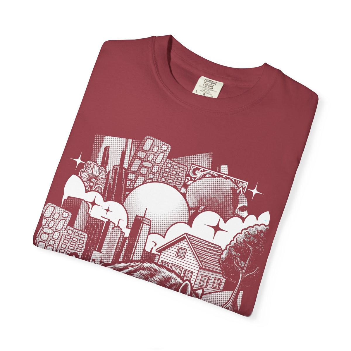 Raccoon City Skull Classic Tee | 90s Retro | Gaming Gift