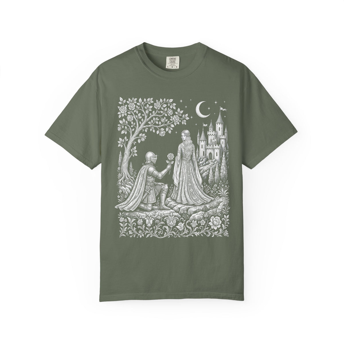 Medieval Fantasy Romance Classic Tee | Knight Lady | Alchemical Moon