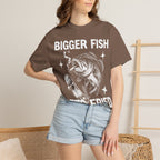 Bigger Fish Gets Fried Classic Tee | Funny Skater | Fish Meme