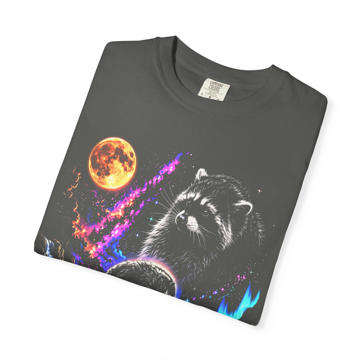 Raccoon Galaxy Classic Tee | 90s Vintage | Space Gift