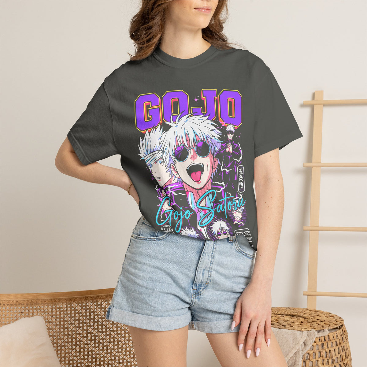 Blindfold Sorcerer Classic Tee | Anime Style | Manga Gift