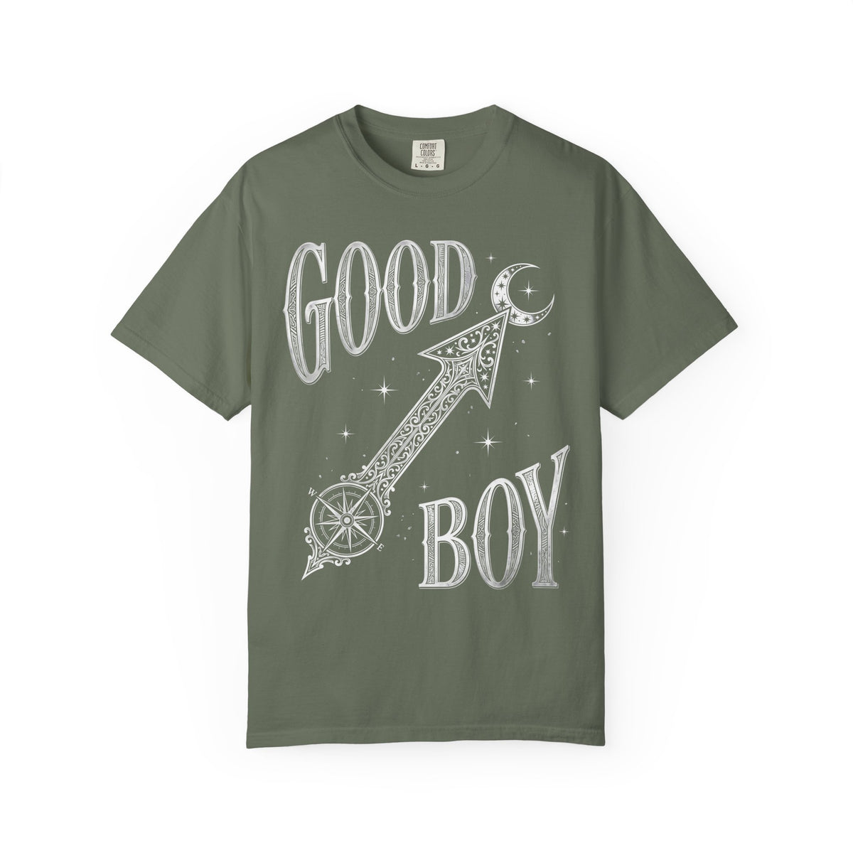 Good Boy Cosmic Guidance Classic Tee | Mystical Compass Rose