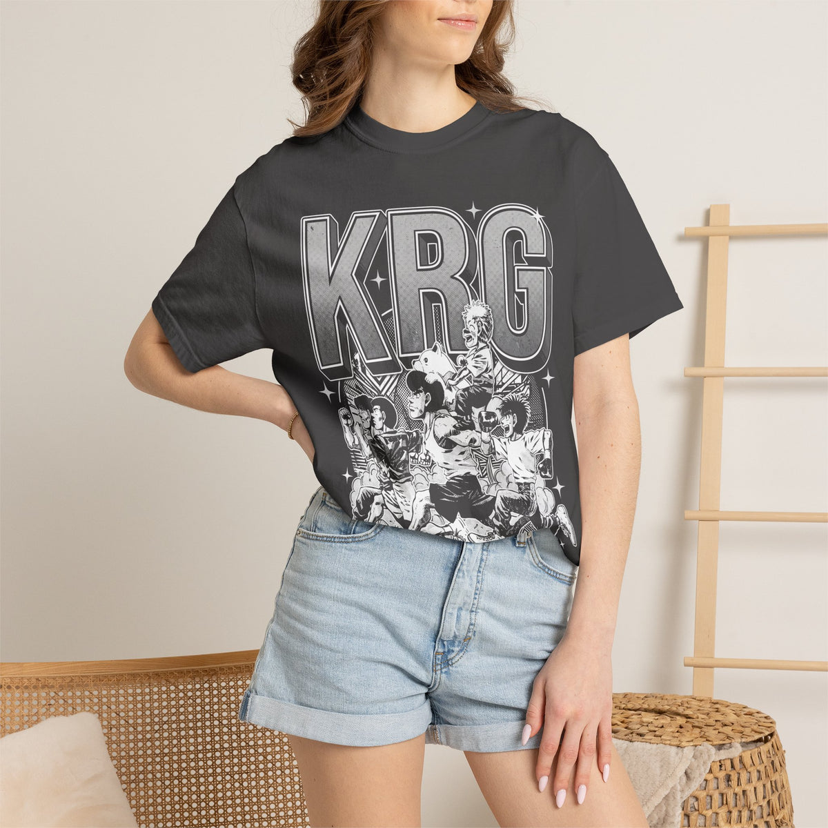 Retro Boxing Fighter Classic Tee | 90s Vintage | Anime Gift