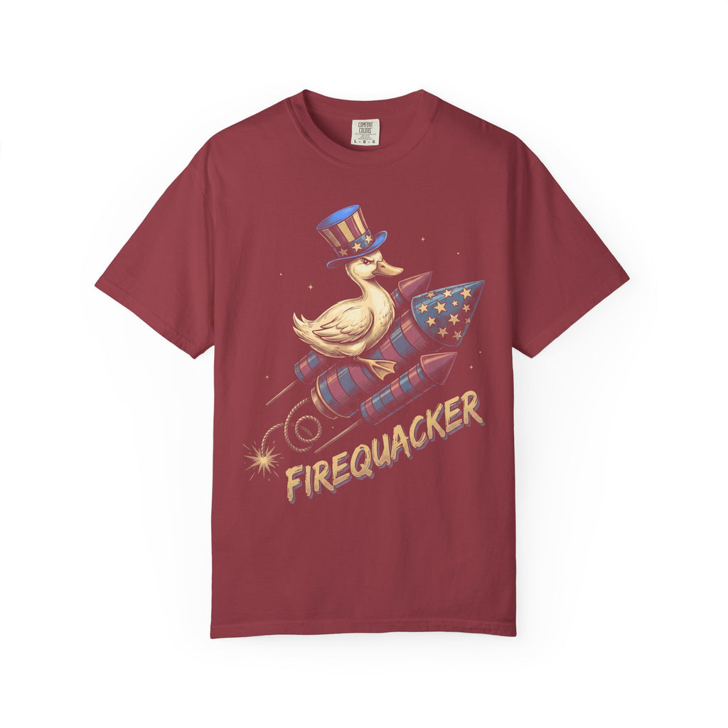 Firequacker Duck Classic Tee | 4th of July | Patriotic Graphic