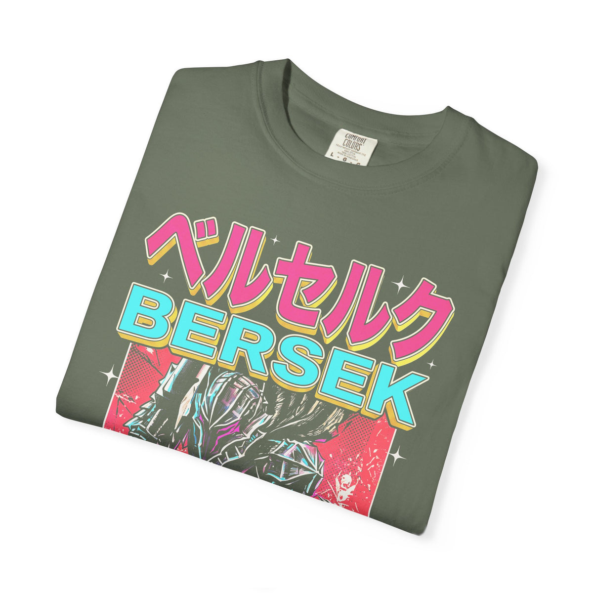 Dark Fantasy Swordsman Classic Tee | Vintage Manga | Warrior Gift