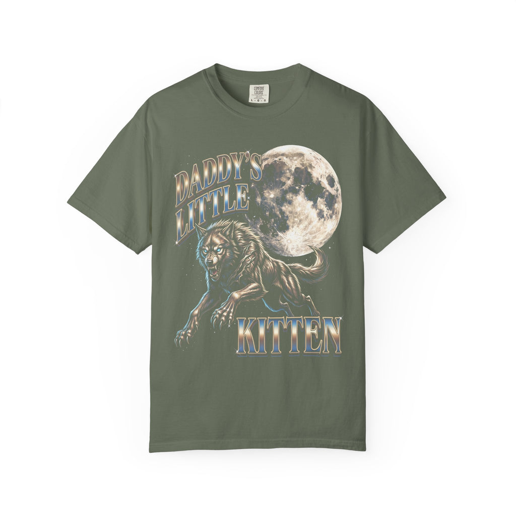 Daddys Little Kitten Classic Tee | Werewolf Moon | Fantasy Art