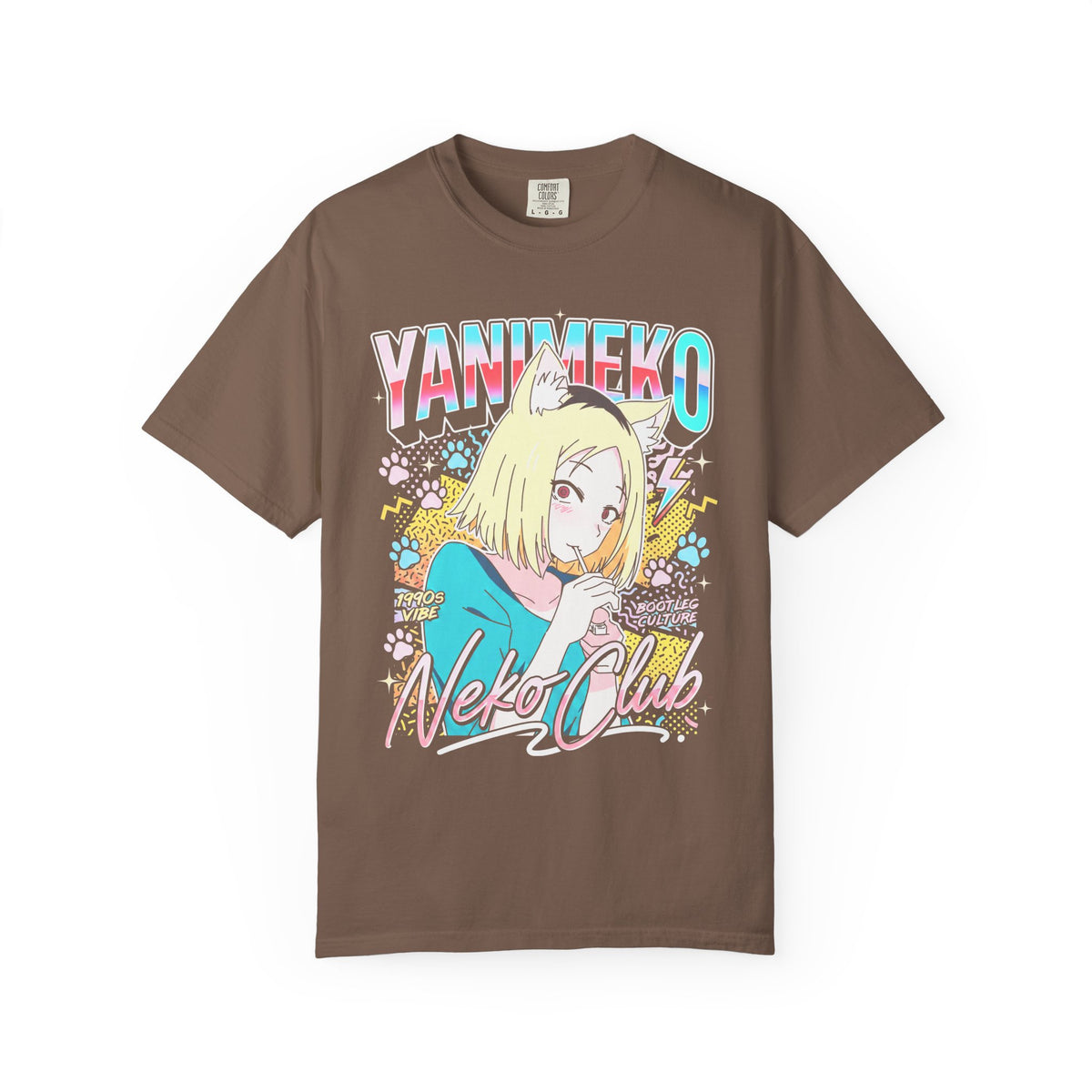Neko Club Anime Girl Classic Tee | 1990s Vibe | Retro Gift