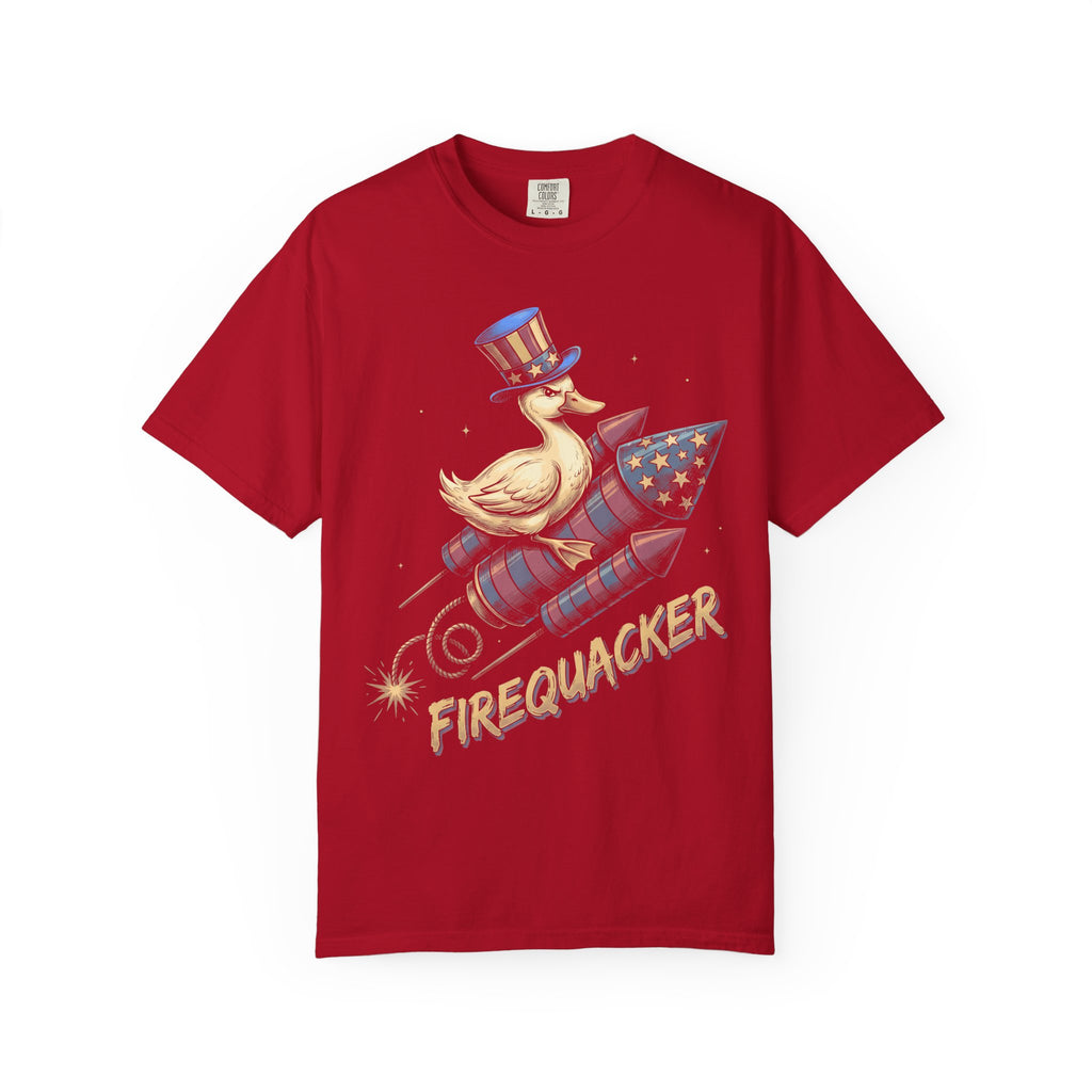 Firequacker Duck Classic Tee | 4th of July | Patriotic Graphic
