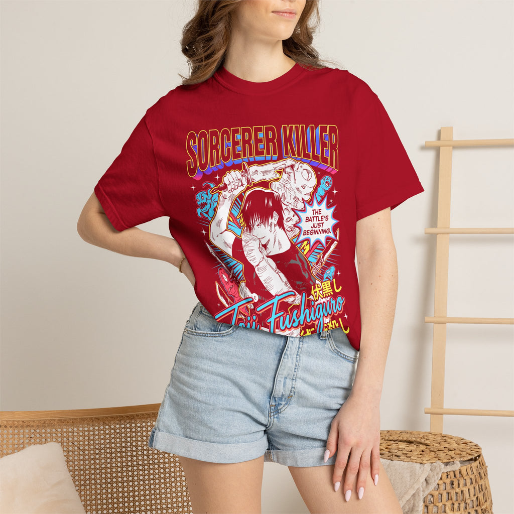 Sorcerer Killer Classic Tee | Magic Hunter | Retro Anime Gift
