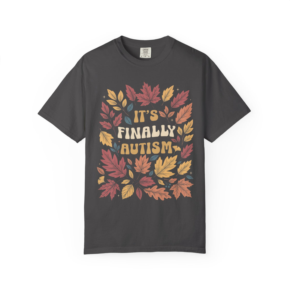 It's Finally Autumn Classic Tee | Fall Leaves | Vintage Floral