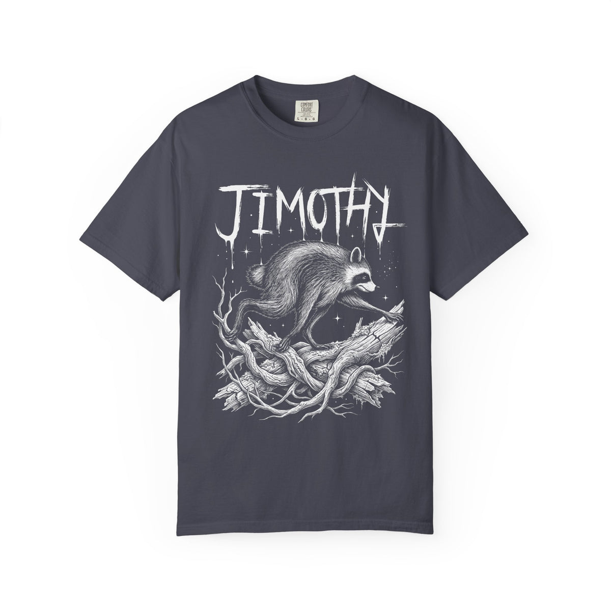 Jimothy Raccoon Classic Tee | Gothic Mystical | Detailed Branch