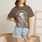 All Plants Are Edible Classic Tee | Vintage Skull | Botany Gift