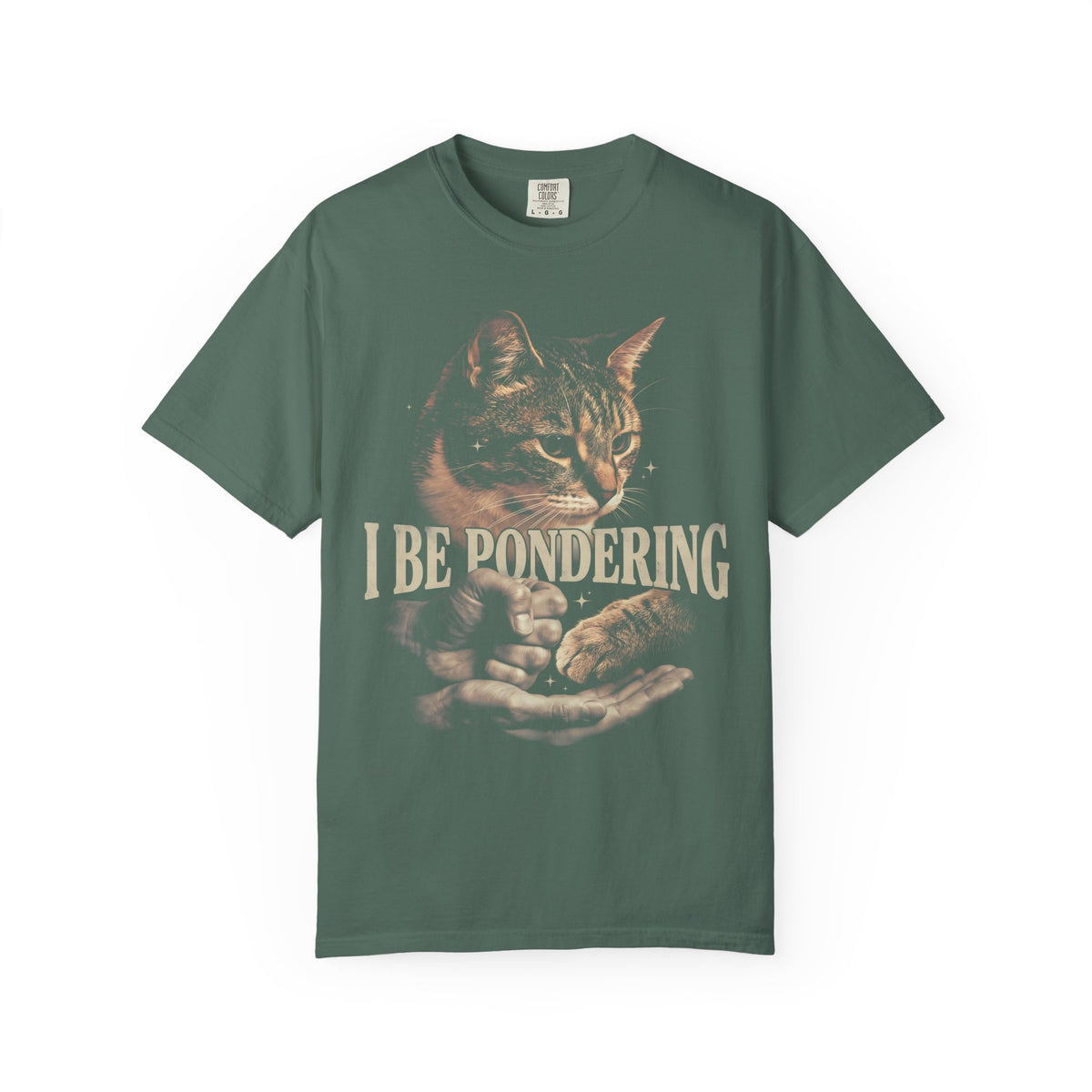 I Be Pondering Cat Classic Tee | Vintage Meme | Paw Shake