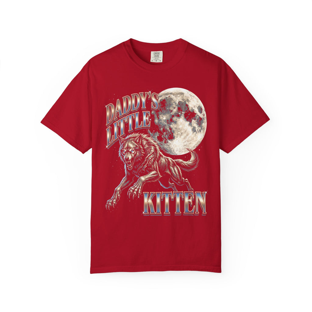 Daddys Little Kitten Classic Tee | Werewolf Moon | Fantasy Art