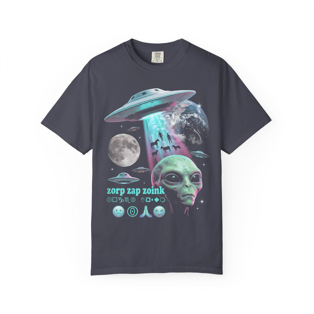 Zorp Zap Zoink Alien Classic Tee | UFO Abduction | Sci-Fi Space