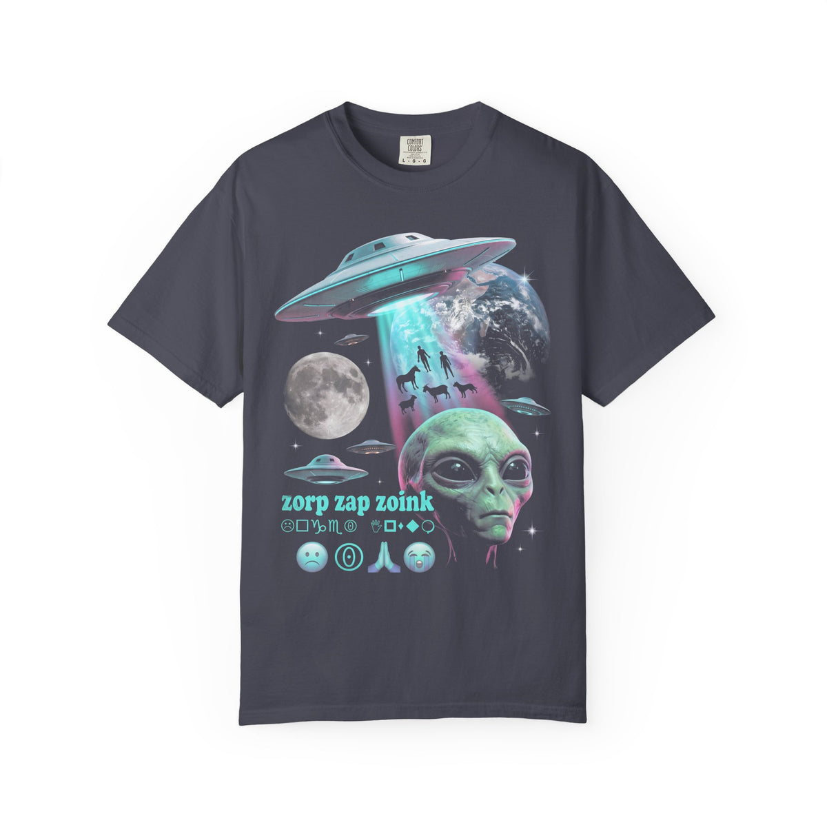 Zorp Zap Zoink Alien Classic Tee | UFO Abduction | Sci-Fi Space