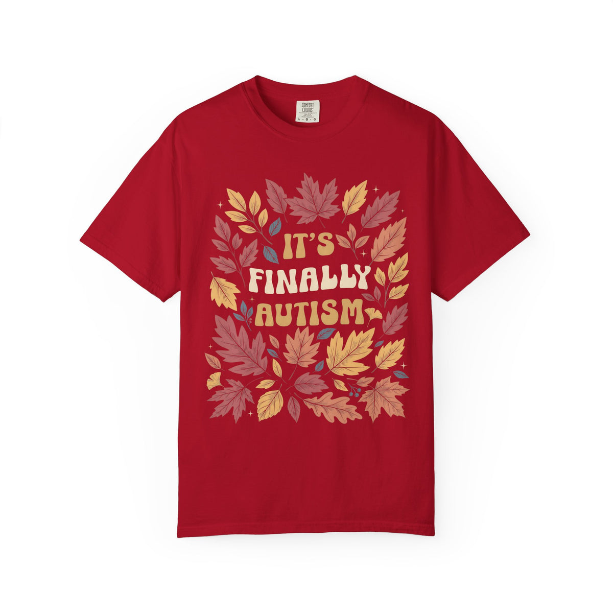 It's Finally Autumn Classic Tee | Fall Leaves | Vintage Floral