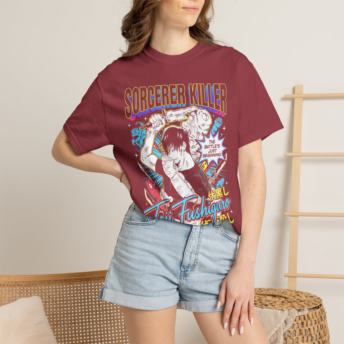 Sorcerer Killer Classic Tee | Magic Hunter | Retro Anime Gift