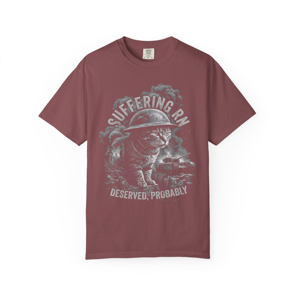 Suffering RN Deserved Probably Classic Tee | War Cat Art