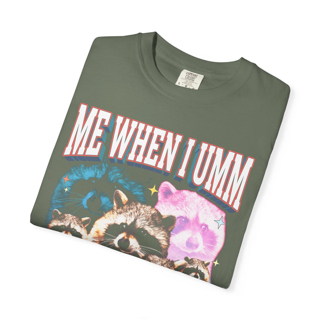 Me When I Umm Raccoon Classic Tee | Funny Meme | 90s Retro