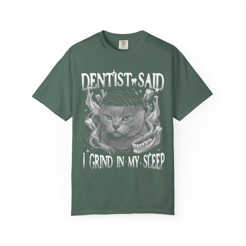 I Grind In My Sleep Cat Classic Tee | Dentist Meme | Funny Waves