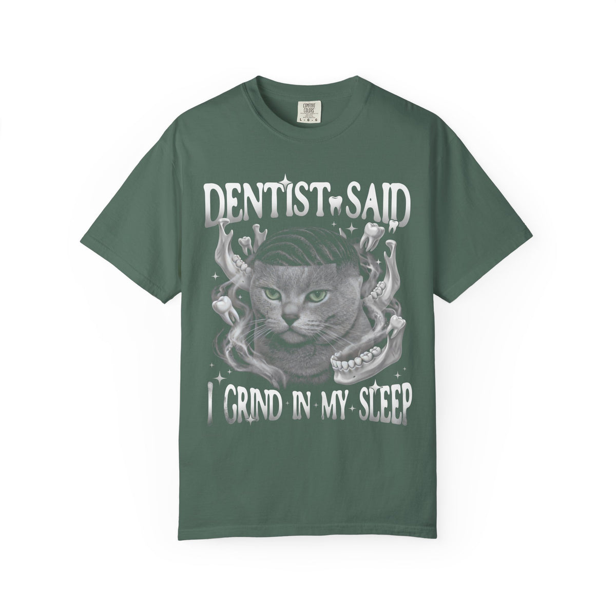 I Grind In My Sleep Cat Classic Tee | Dentist Meme | Funny Waves