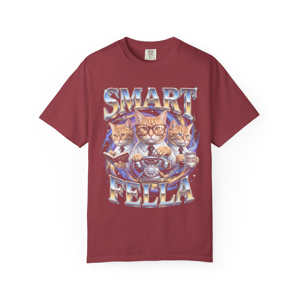 SMART FELLA Classic Tee | Catculus 101 | Cosmic Galaxy Cats