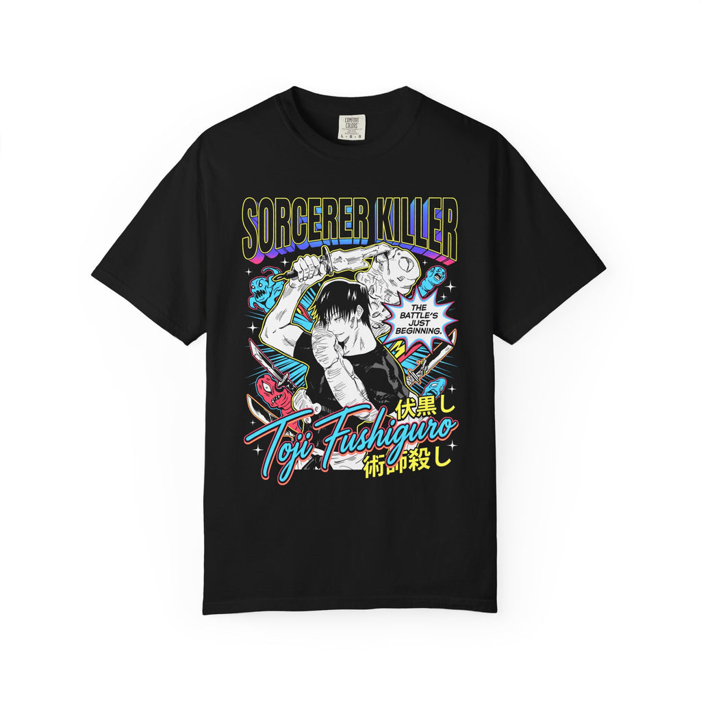 Sorcerer Killer Classic Tee | Magic Hunter | Retro Anime Gift