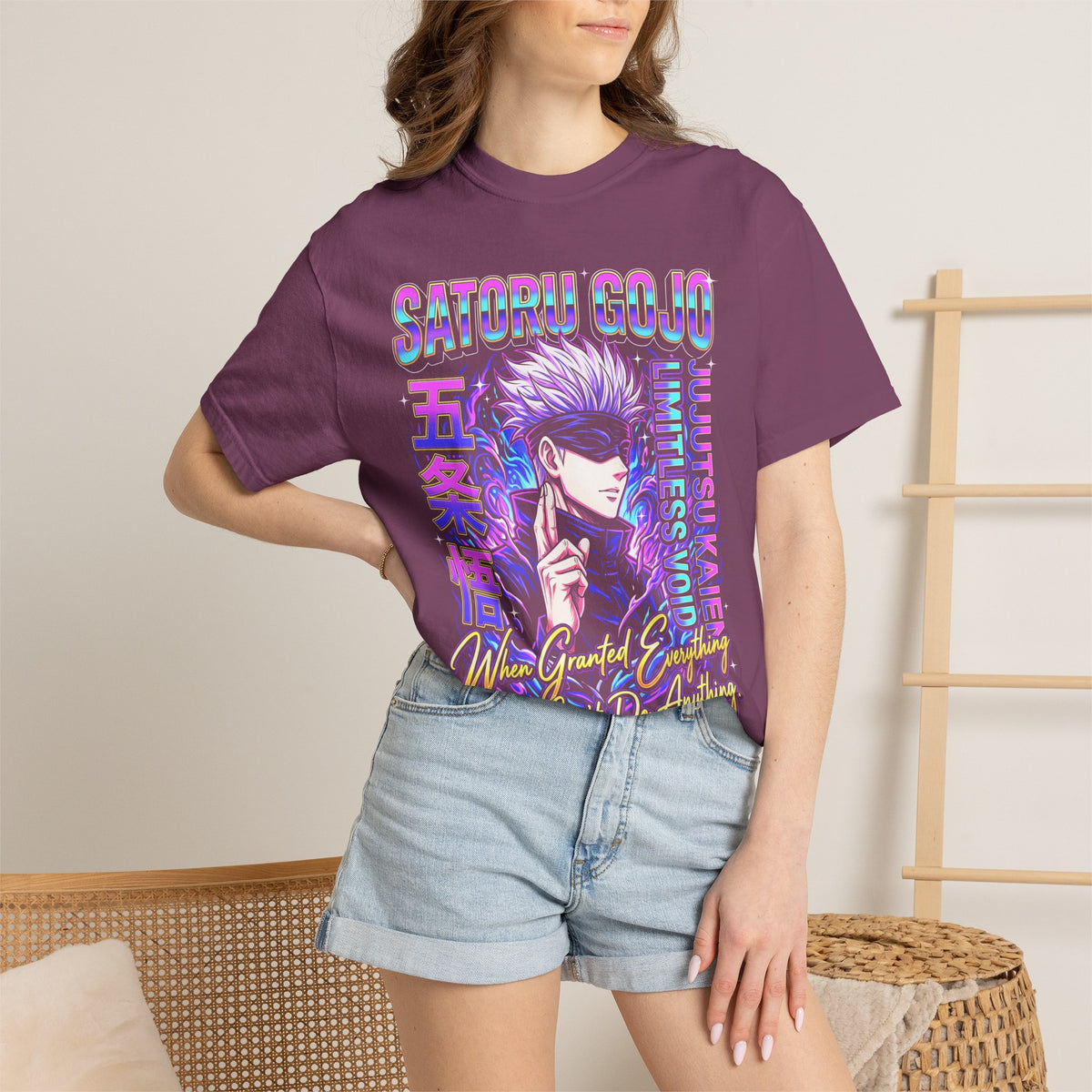 When Granted Everything Classic Tee | Anime Quote Gift