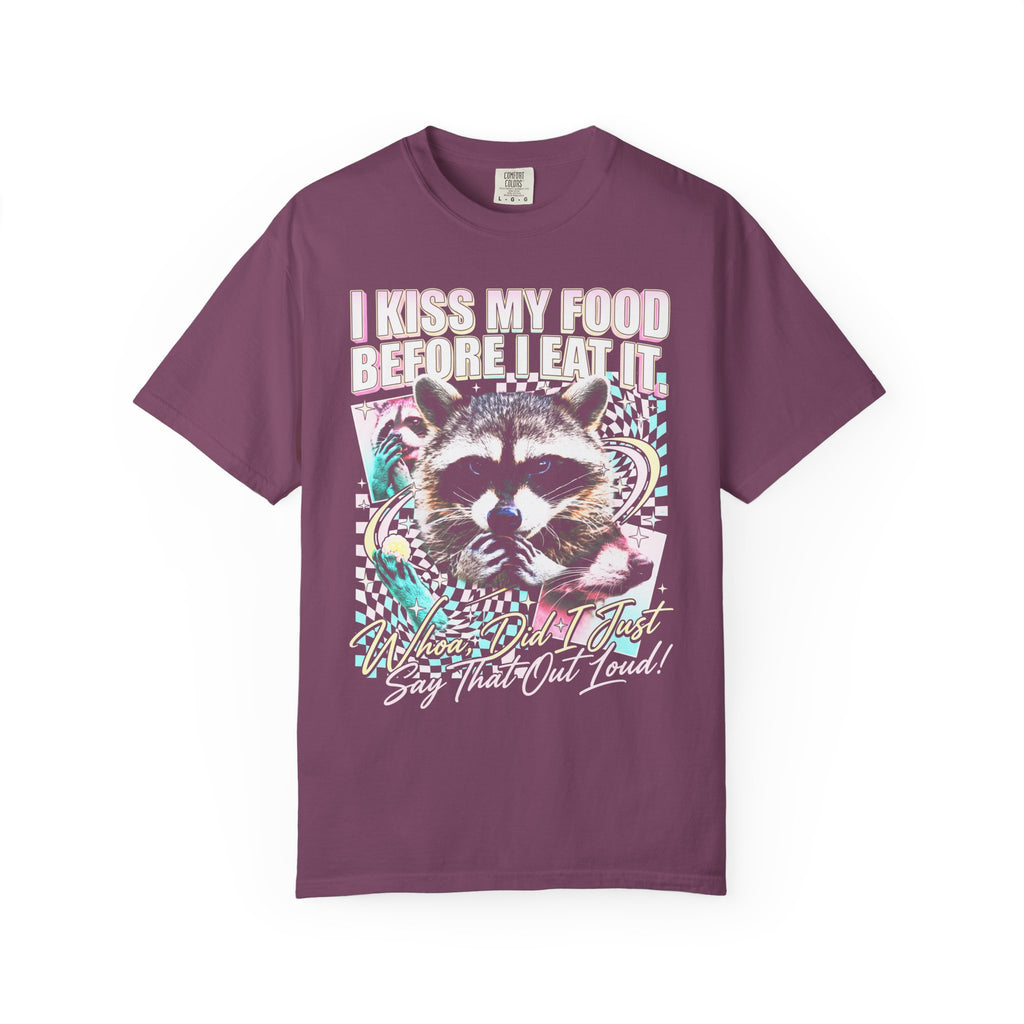 I Kiss My Food Before I Eat It Classic Tee | Raccoon Meme