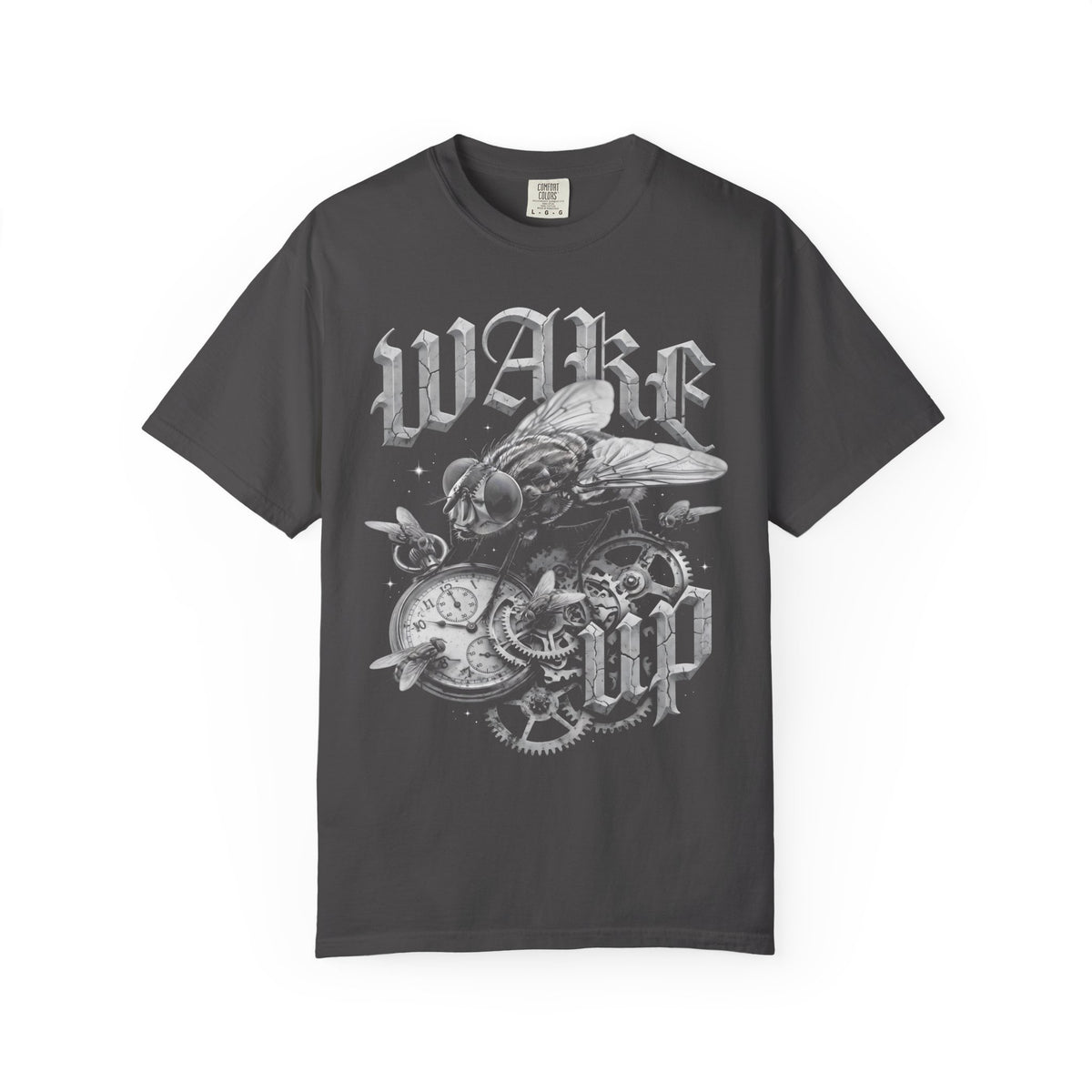 Wake Up Fly Classic Tee | Steampunk Insect | Clockwork Watch