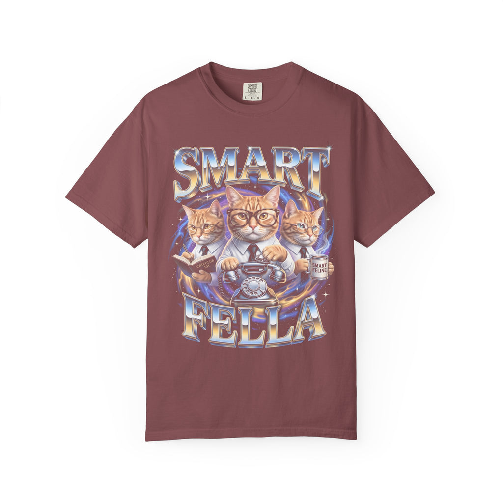 SMART FELLA Classic Tee | Catculus 101 | Cosmic Galaxy Cats