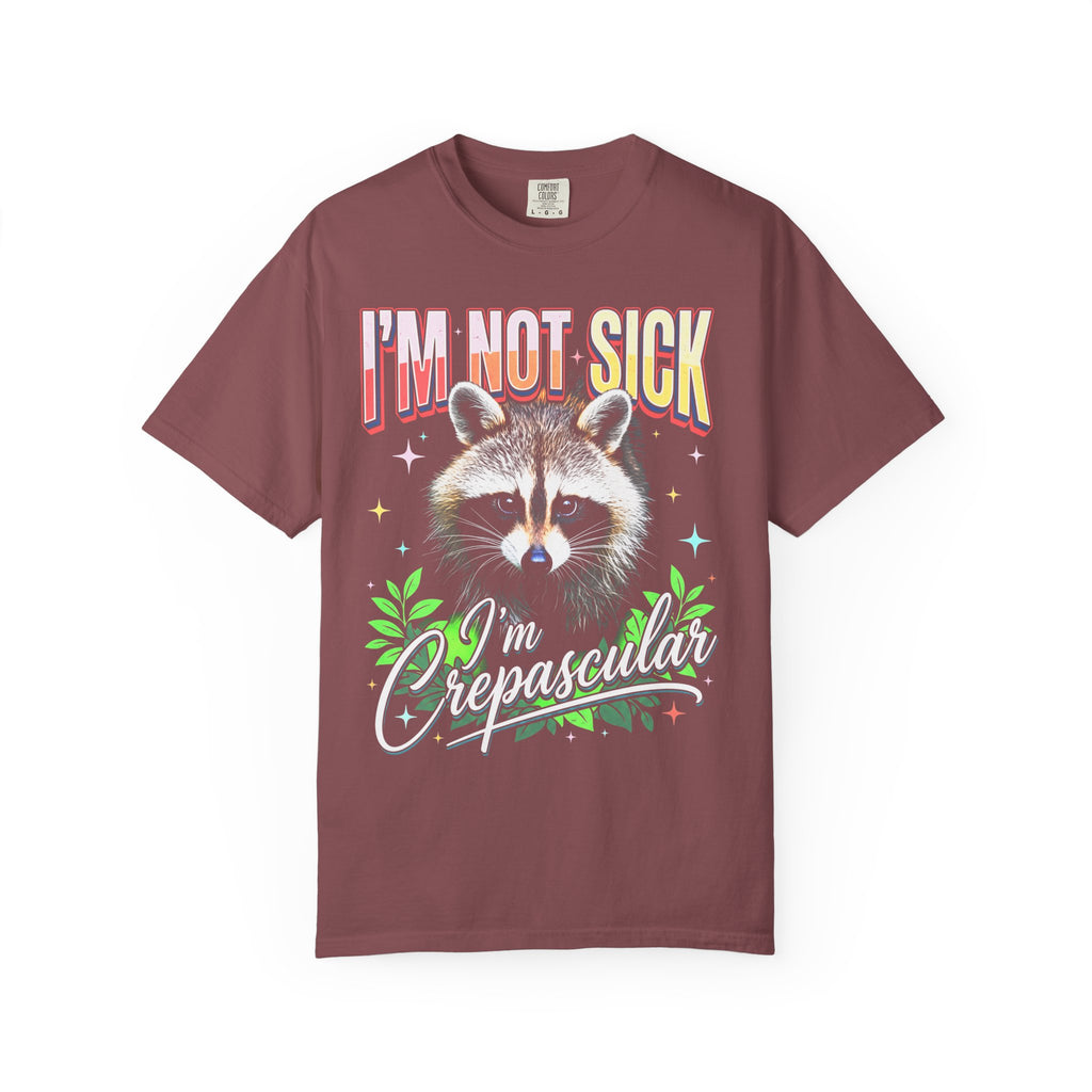 Im Not Sick Crepuscular Raccoon Classic Tee | 90s Retro Graphic